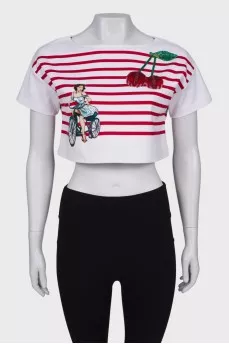 White striped top