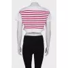 White striped top