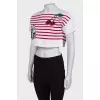 White striped top