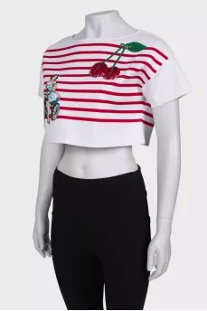 White striped top