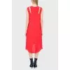 Sleeveless dress with long back