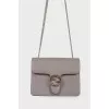 Gray leather bag 1973