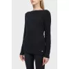 Cotton knit sweater with pattern