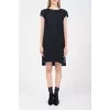 Black dress with ruffled bottom