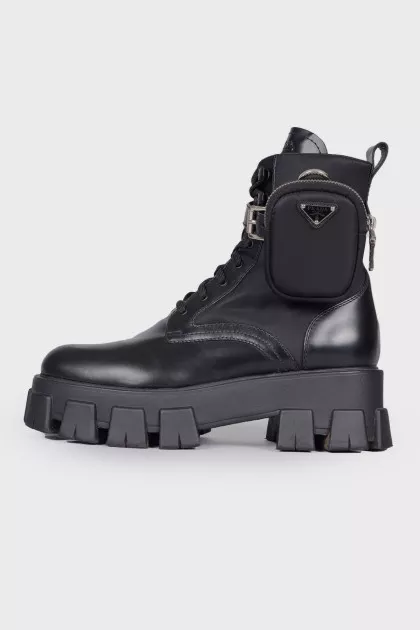 Monolith leather boots