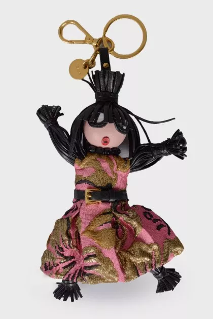 Брелок на сумку Trick Pelle Rosario Pink Dress Jasmine Doll с биркой