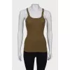 Green tank top