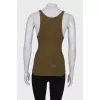 Green tank top