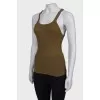 Green tank top