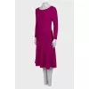 Wool dress with pockets