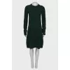 Woolen green dress