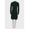 Woolen green dress