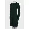Woolen green dress