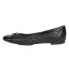 Classic ballet flats with diamond stitch