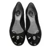 Classic ballet flats with diamond stitch