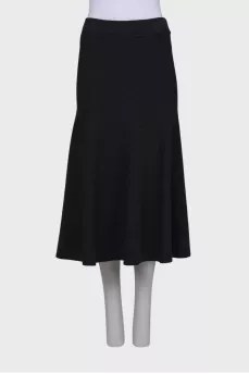 A-line midi skirt