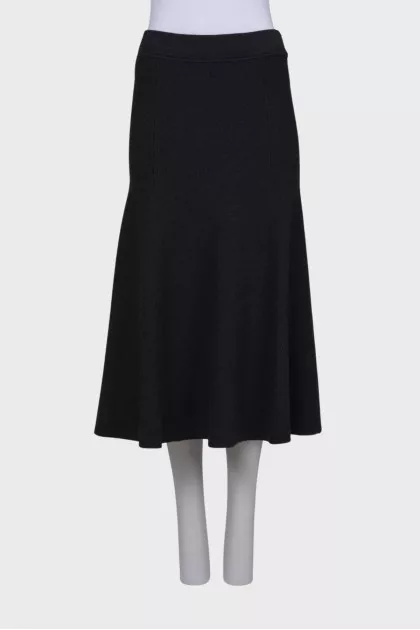 A-line midi skirt
