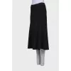 A-line midi skirt
