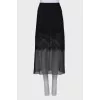 Combined mesh skirt