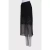 Combined mesh skirt
