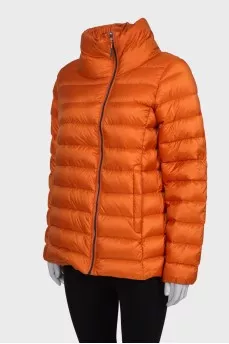 Orange Quilted Jacket ChangeClear