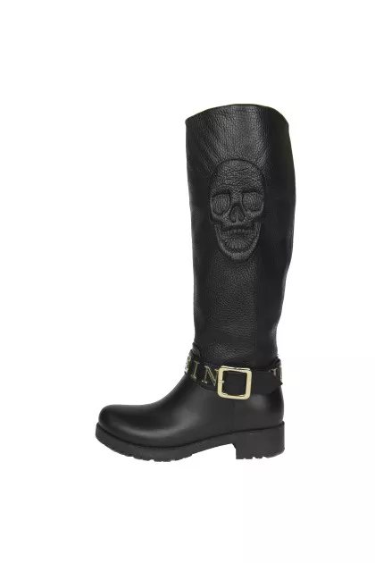 Combined material boots