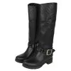 Combined material boots