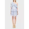 One shoulder lace dress