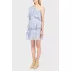 One shoulder lace dress