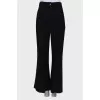 Black loose fit trousers