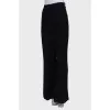 Black loose fit trousers