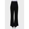 Black loose fit trousers