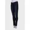 Blue straight fit jeans