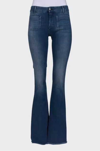 Jeans with patch pockets