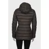 Green hooded jacket