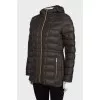 Green hooded jacket