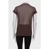 Translucent brown T-shirt
