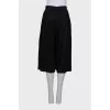 Black loose fit trousers