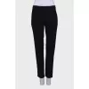 Classic trousers with decorative pockets