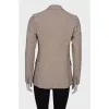 Double-breasted wool jacket
