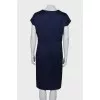 Silk blue dress