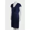 Silk blue dress
