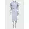Lavender skirt suit
