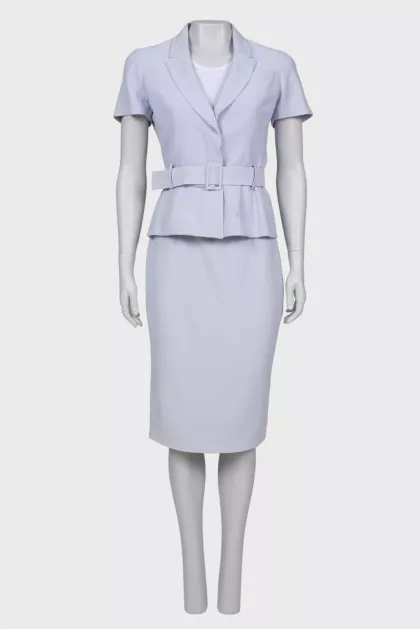 Lavender skirt suit