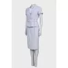Lavender skirt suit