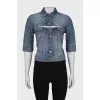 Denim corset and jacket