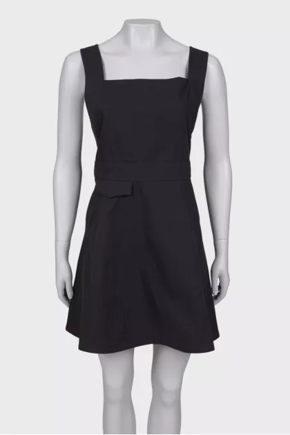 Black sundress with straps