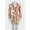 Pink wrap dress with tag