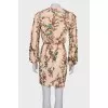 Pink wrap dress with tag