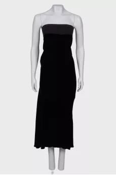 Velvet bodycon dress
